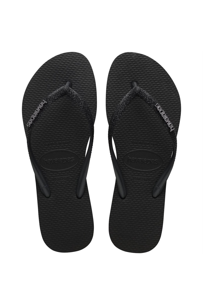 HAVAİANAS SLIM GLITTER 2 4146975 - Siyah