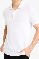 Defacto Erkek Short Sleeve Polo T-Shirt M6609AZ - Beyaz