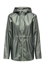 ONLY ONLEBEN SHINE STRING RAINCOAT CC OTW 15374158 - Gri/ Yeşil