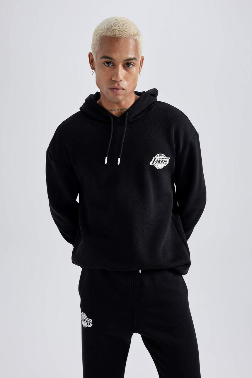 Defacto Erkek Sweat Shirt A4114Ax - Siyah