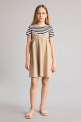 Defacto Çocuk Woven Dress H2204A8 - Mavi