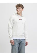 JACK&JONES SWEAT 12278618 - Beyaz/ Gri