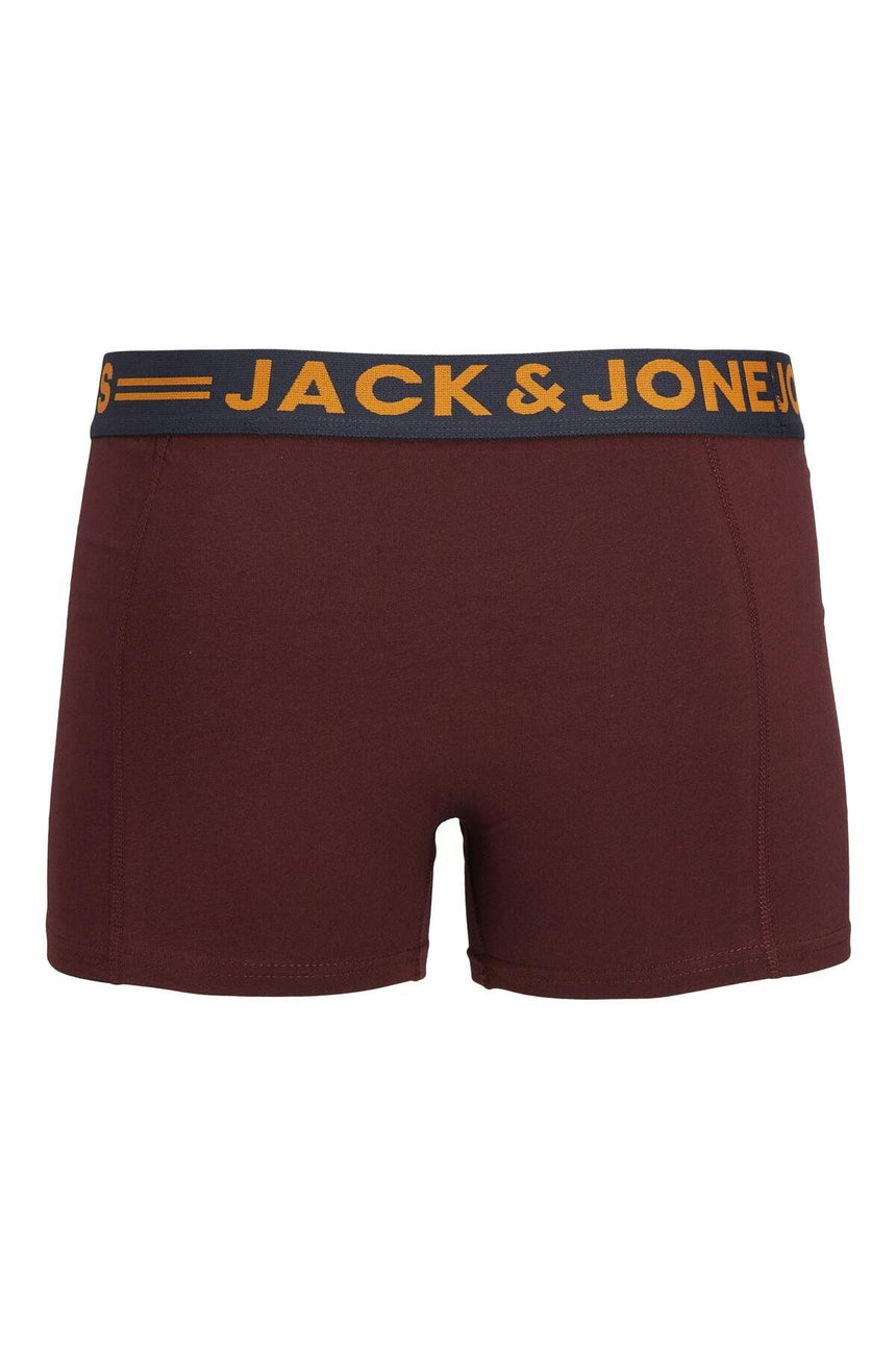 JACK&JONES JORVESTERBRO SWEAT QUARTER ZIP HN NOOS 12147592 - Koyu Kırmızı