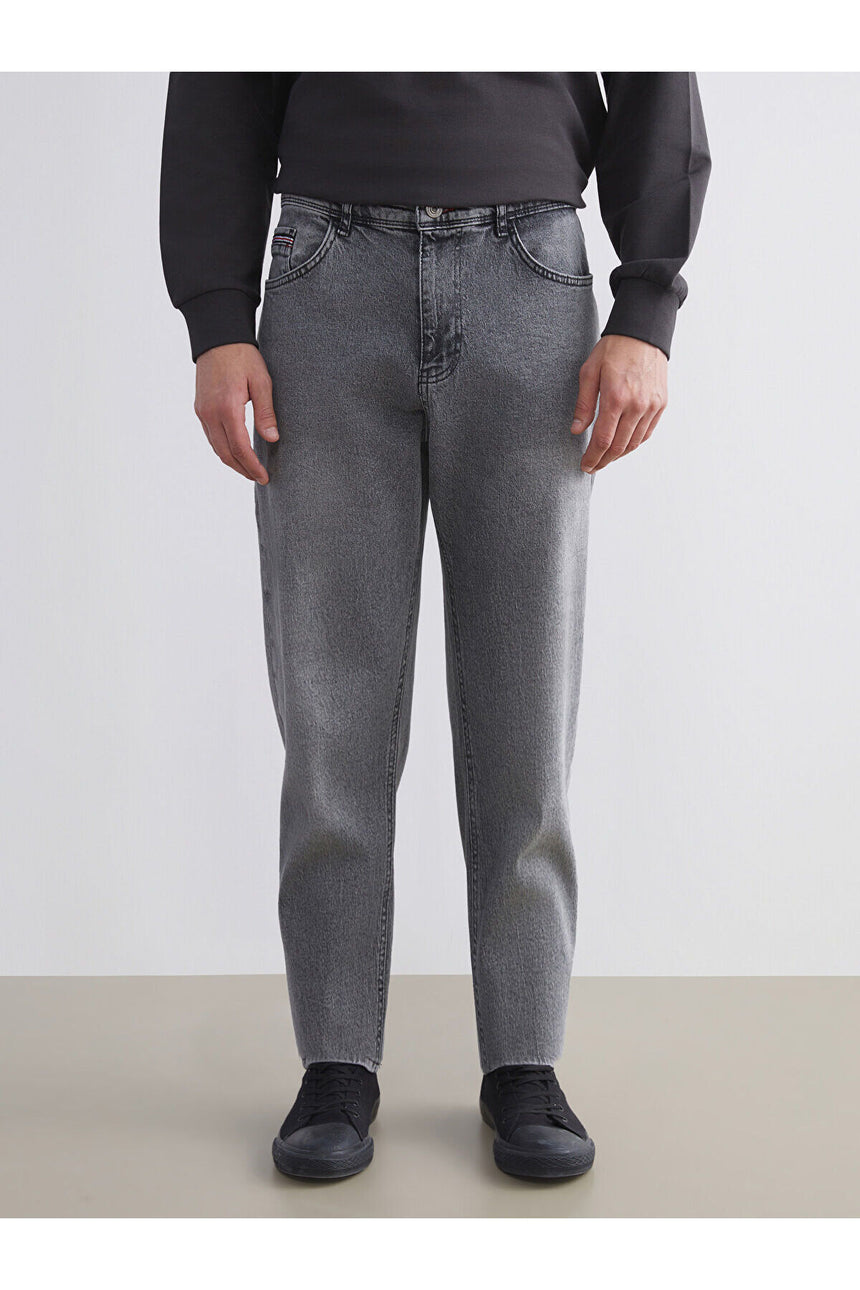 LC Waikiki Erkek Büyük Beden Jean W5LI04F8 - Antrasit