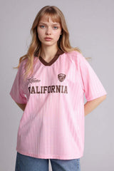 DeFacto Kadın Oversize T-Shirt G5889AX - Açık Pembe