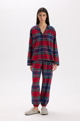 Defacto Kadın Woven Bottoms X9052AZ - Kırmızı