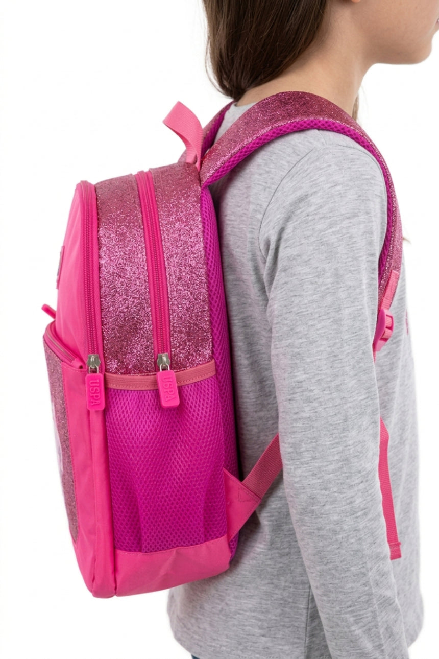 U.S. Polo Assn. Kız Çocuk Sırt Çantası 26198 - Pembe