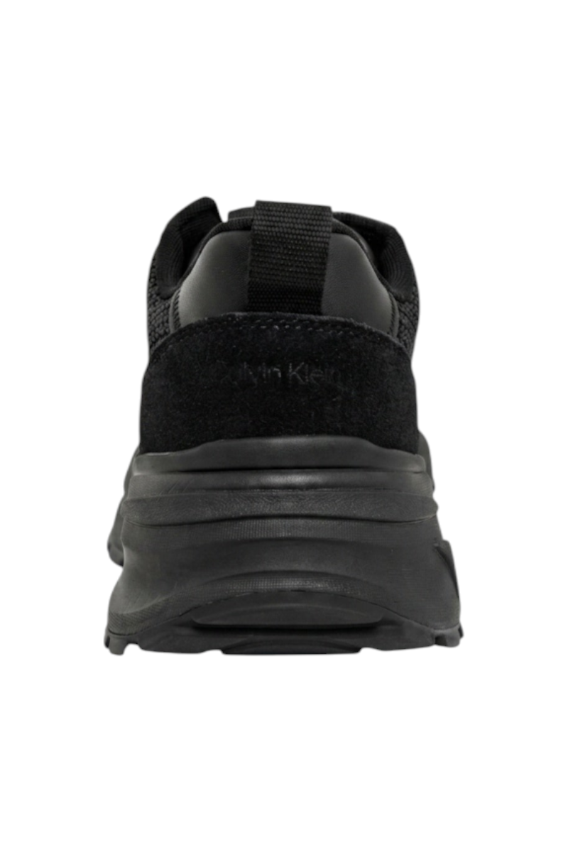 Sporline Calvin Klein siyah polyester erkek sneaker arka görünüm