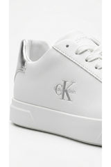 Calvin Klein Kadın LOW PRO CUPS LACEUP LTH MET HW0HW02846 - Beyaz