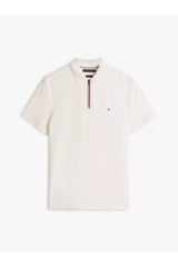 Tommy Hilfiger Erkek LIQUID COTTON RWB ZIP REG POLO MW0MW41613 - Sarı