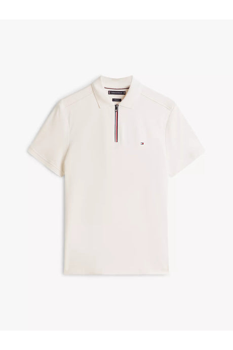 Tommy Hilfiger Erkek LIQUID COTTON RWB ZIP REG POLO MW0MW41613 - Sarı