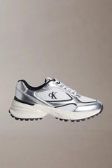 Calvin Klein Kadın HIKE RUNNER LACE UP MESH MIX MET YW0YW02063 - Gri