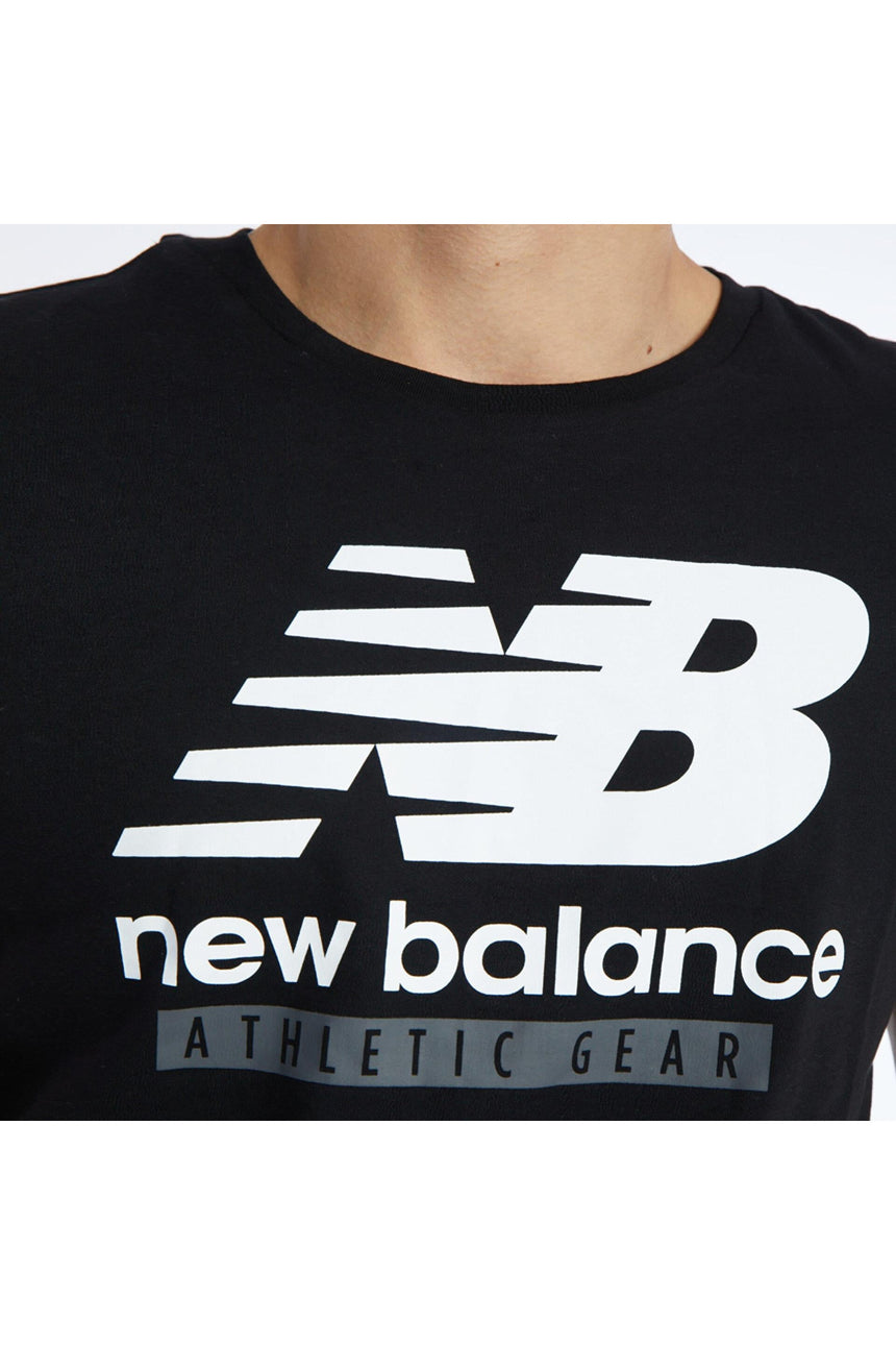 NEW BALANCE ERKEK T-SHİRT MNT1205 - Siyah