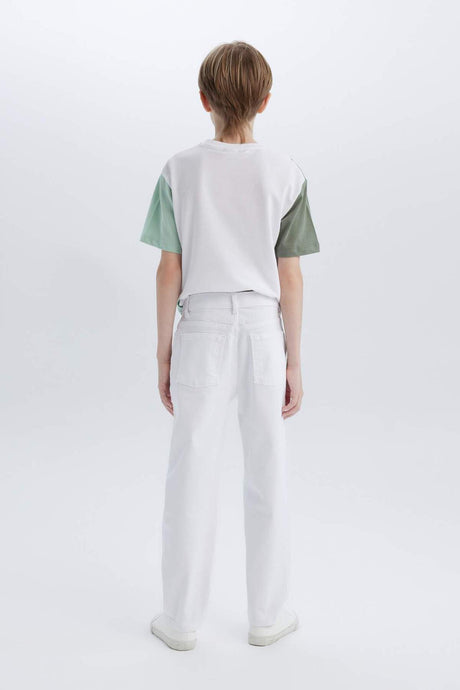 Defacto Çocuk Denim B5616A8 - Beyaz