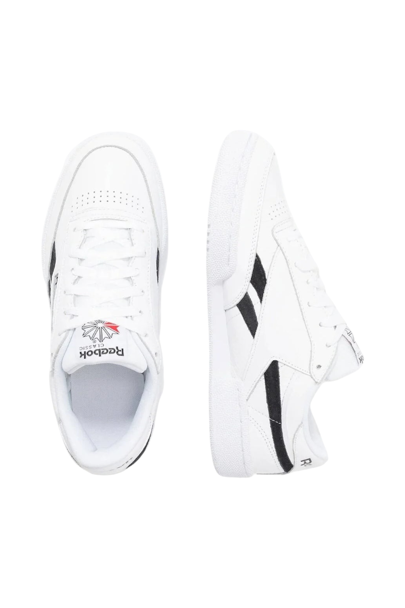 Sporline Reebok Club Revenge beyaz ve siyah detaylı tekstil erkek sneaker ayakkabı