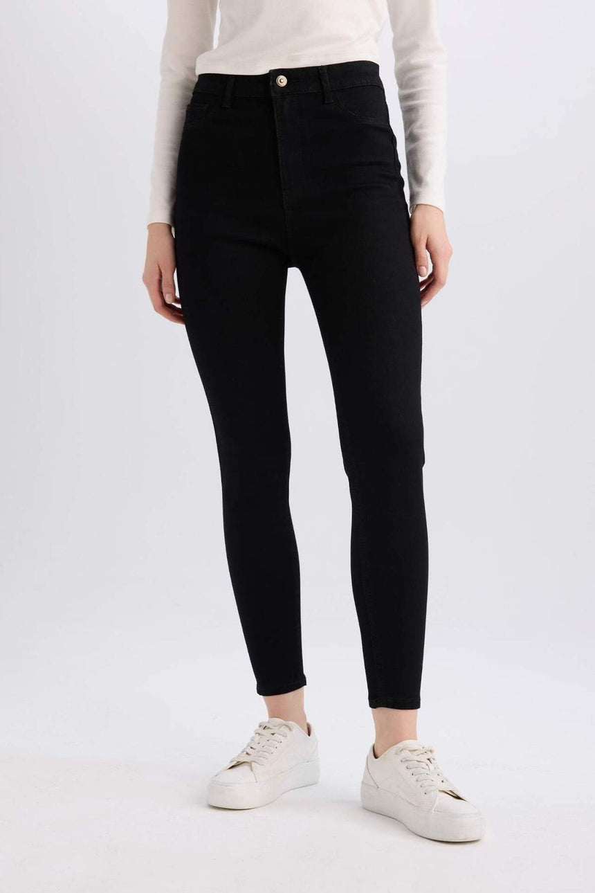 Defacto Kadın Denim B7498Ax - Siyah