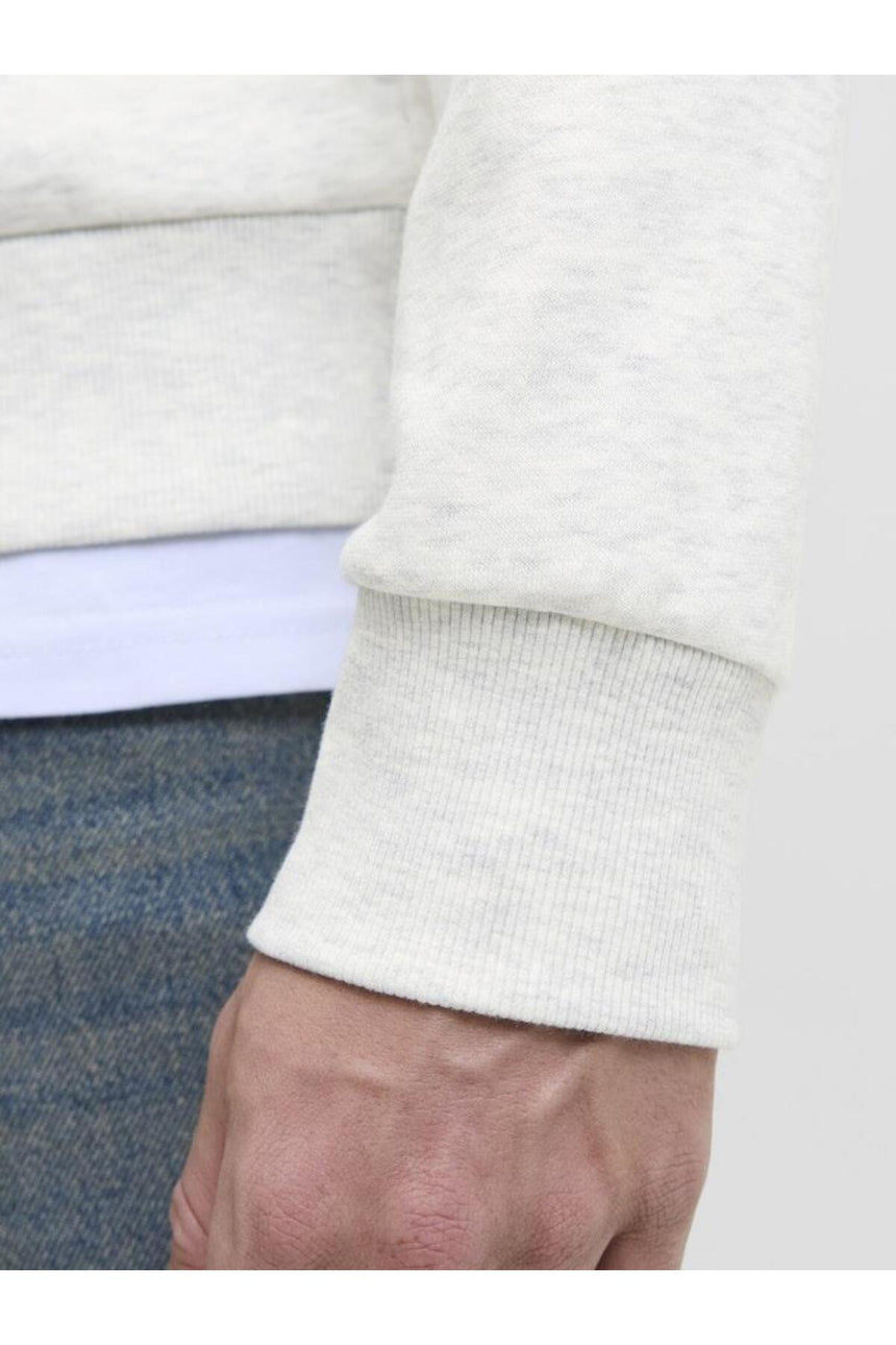 JACK&JONES SWEAT 12278618 - Beyaz/ Gri