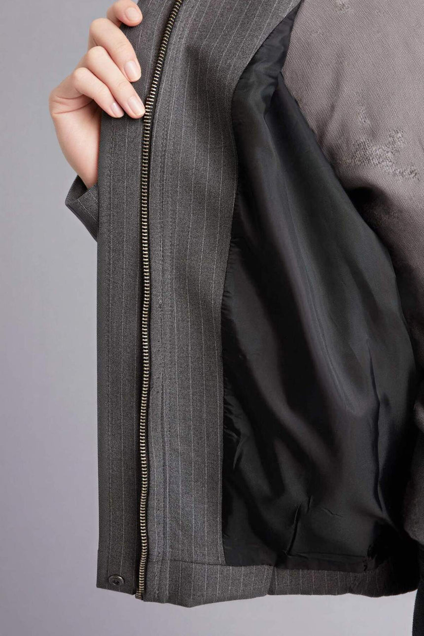 DeFacto H0097AX Kadın Blazer Ceket - Antrasit