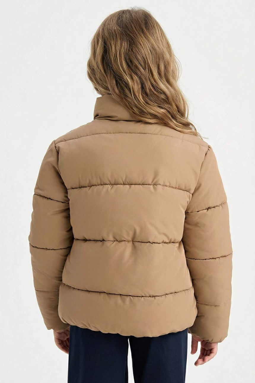 Defacto Çocuk Mont C5391A8 - Gri/ Kahverengi