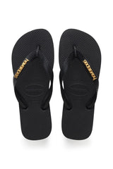 HAVAİANAS TOP LOGO METALLIC 4127244 - Siyah