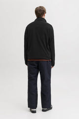 Jack & Jones 12284828 Erkek Polar - Siyah