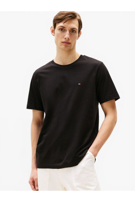 Tommy Hilfiger ERKEK ESSENTIAL REG FIT SOLID TEE MW0MW37267 - Siyah