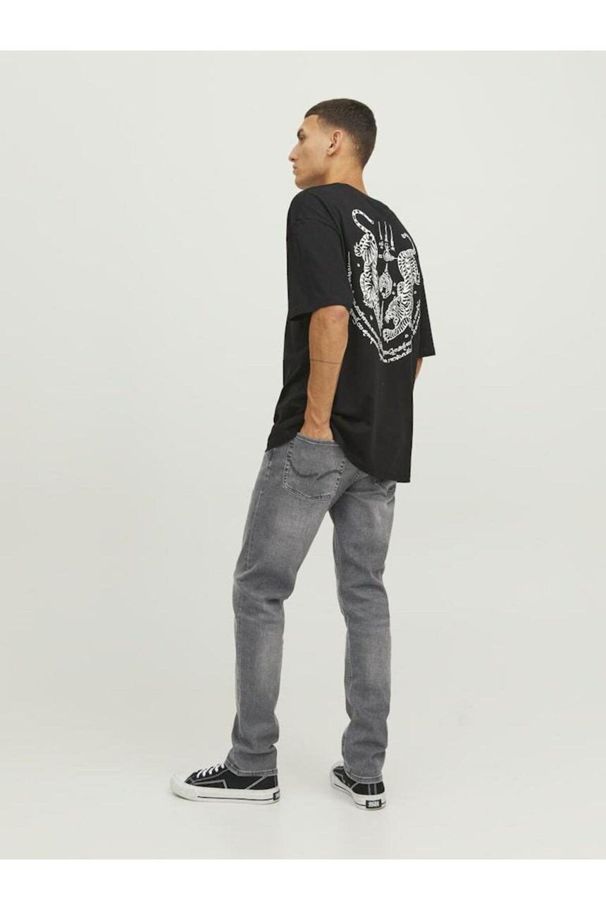 JACK&JONES JJIGLENN JJBASIC SQ 349 NOOS 12243599 - Siyah