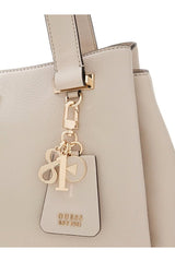Guess Evie Kadın Omuz Çantası HWBG9664220 - Açık Bej / Krem