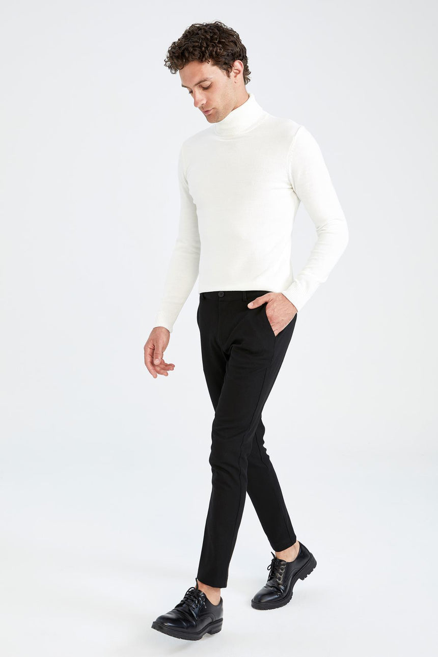 Defacto Erkek Pullover R1124Az - Ekru