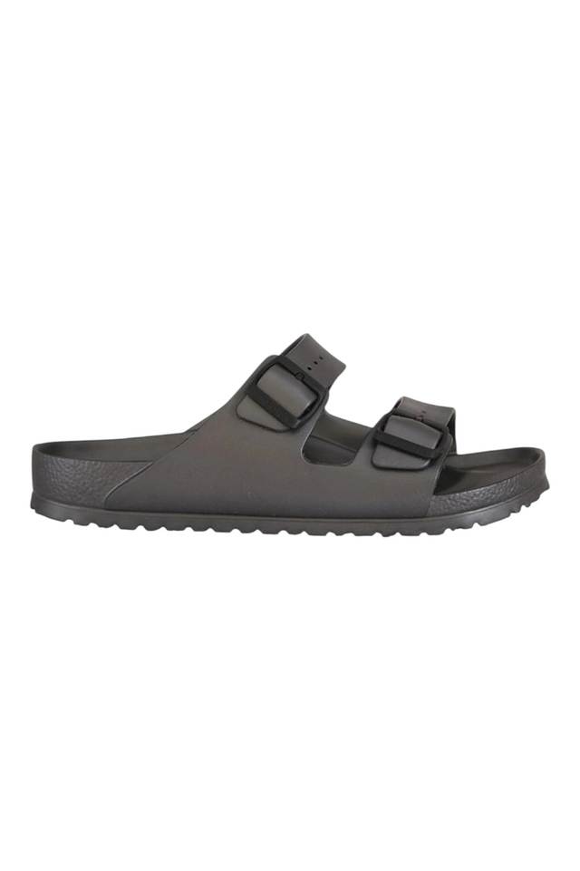 Sporline Birkenstock Arizona EVA antrasit erkek terlik, iki ayarlanabilir tokalı hafif su geçirmez tasarım