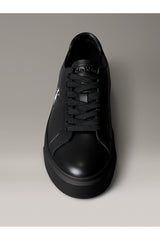 Calvin Klein Kadın BASKET CUPS LACEUP LTH ML YW0YW01945 - Siyah
