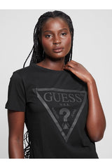 GUESS KADIN ADELE SS CN TEE V2YI07K8HM0 - Siyah