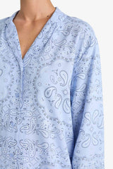 DeFacto F9824AX Kadın Pijama Takımı - Açık Mavi