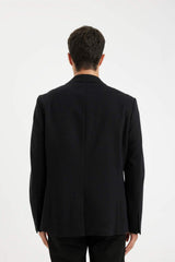 DeFacto N0503AZ Erkek Blazer Ceket - Siyah
