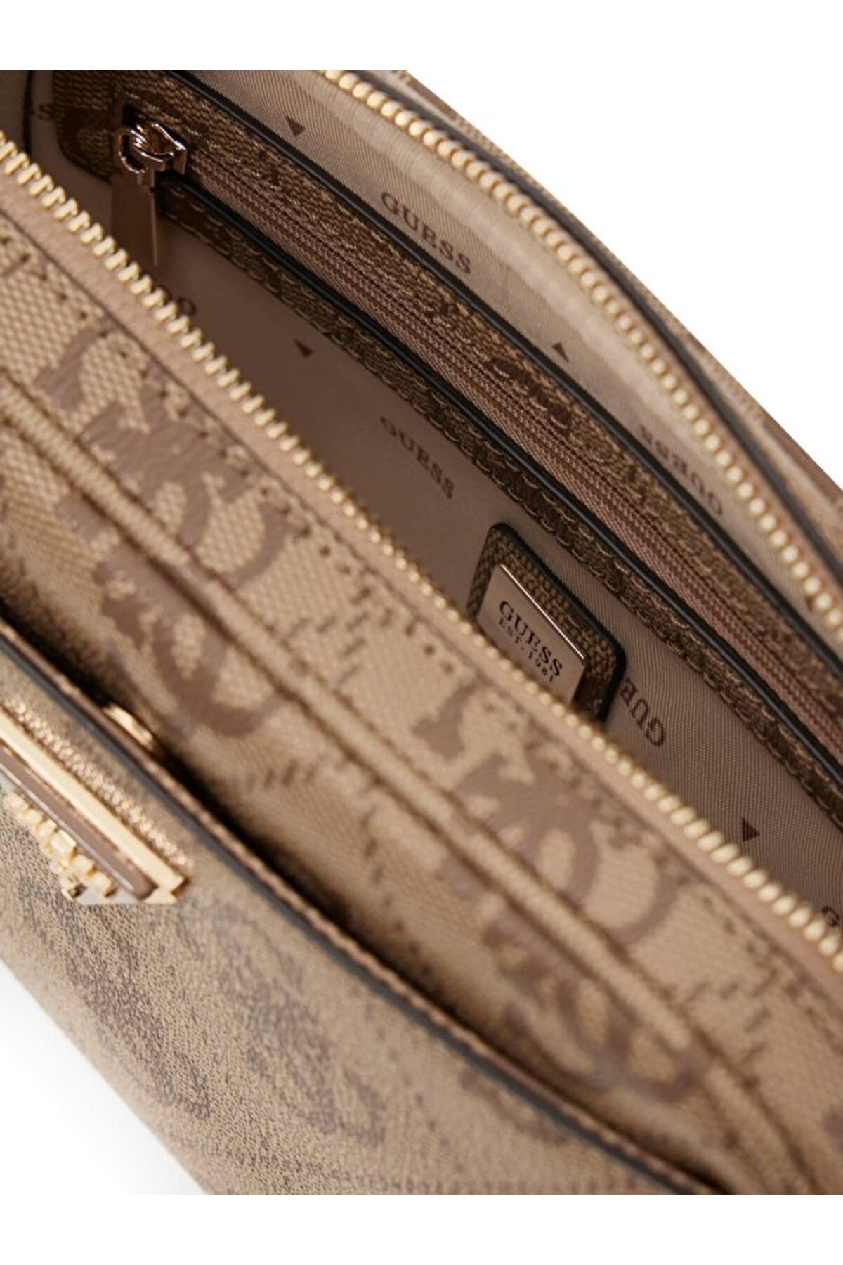 Guess Meridian II Kadın Omuz Çantası HWOS6974140 - Açık Bej / Kahverengi