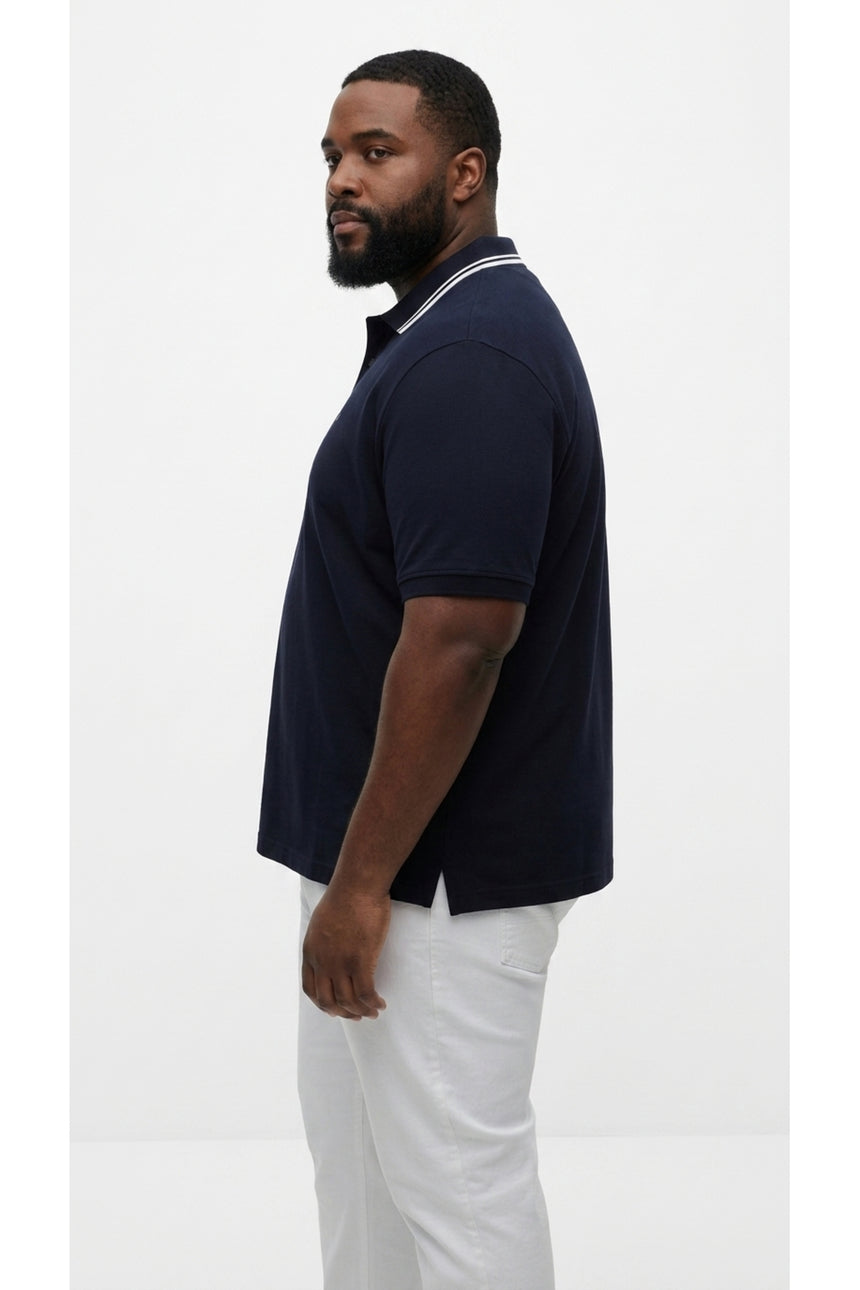 Tommy Hilfiger Erkek BT-PIQUE BADGE REG POLO-B MW0MW44090 - Koyu Lacivert