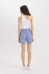 Defacto Kadın Short C9303Ax - Mavi
