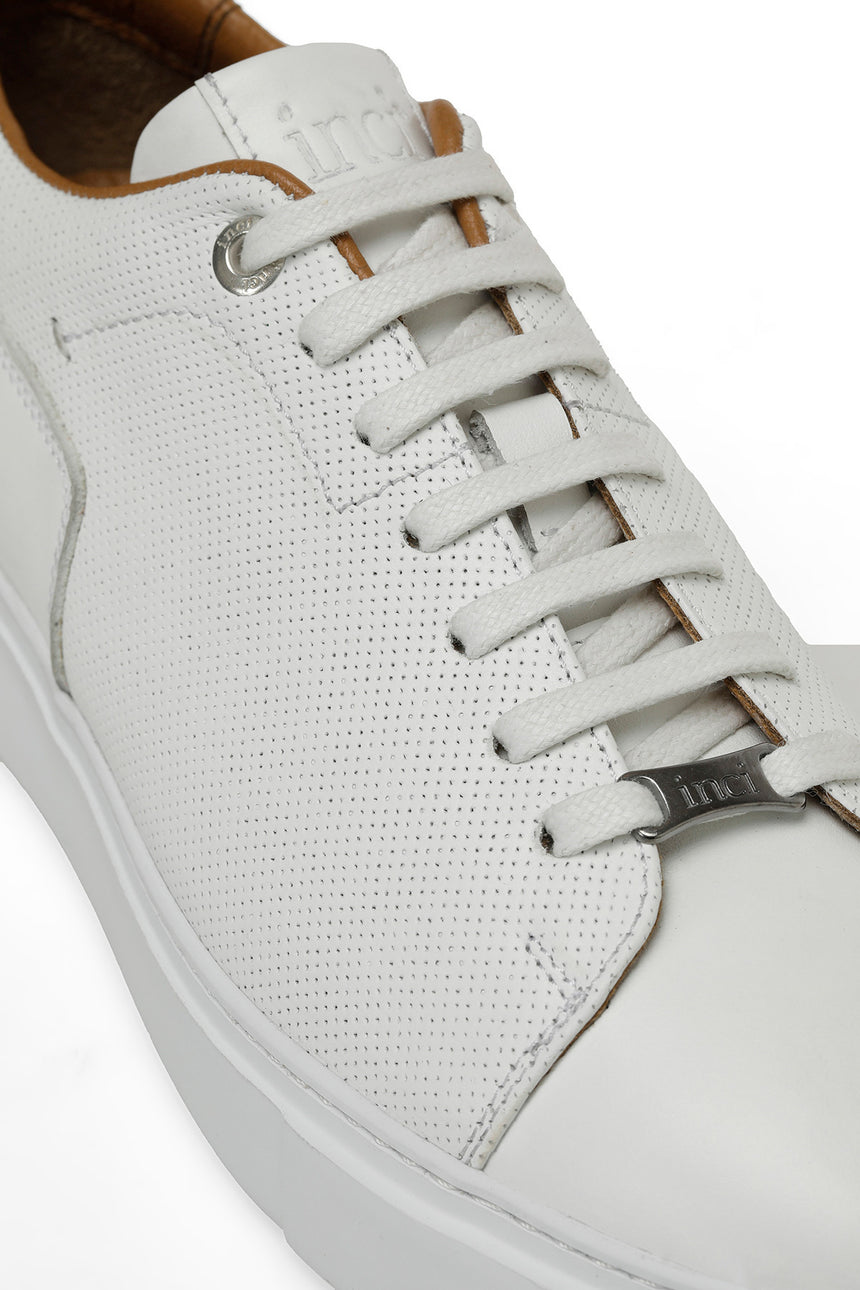 İNCİ 101544939 Erkek Sneaker - Beyaz
