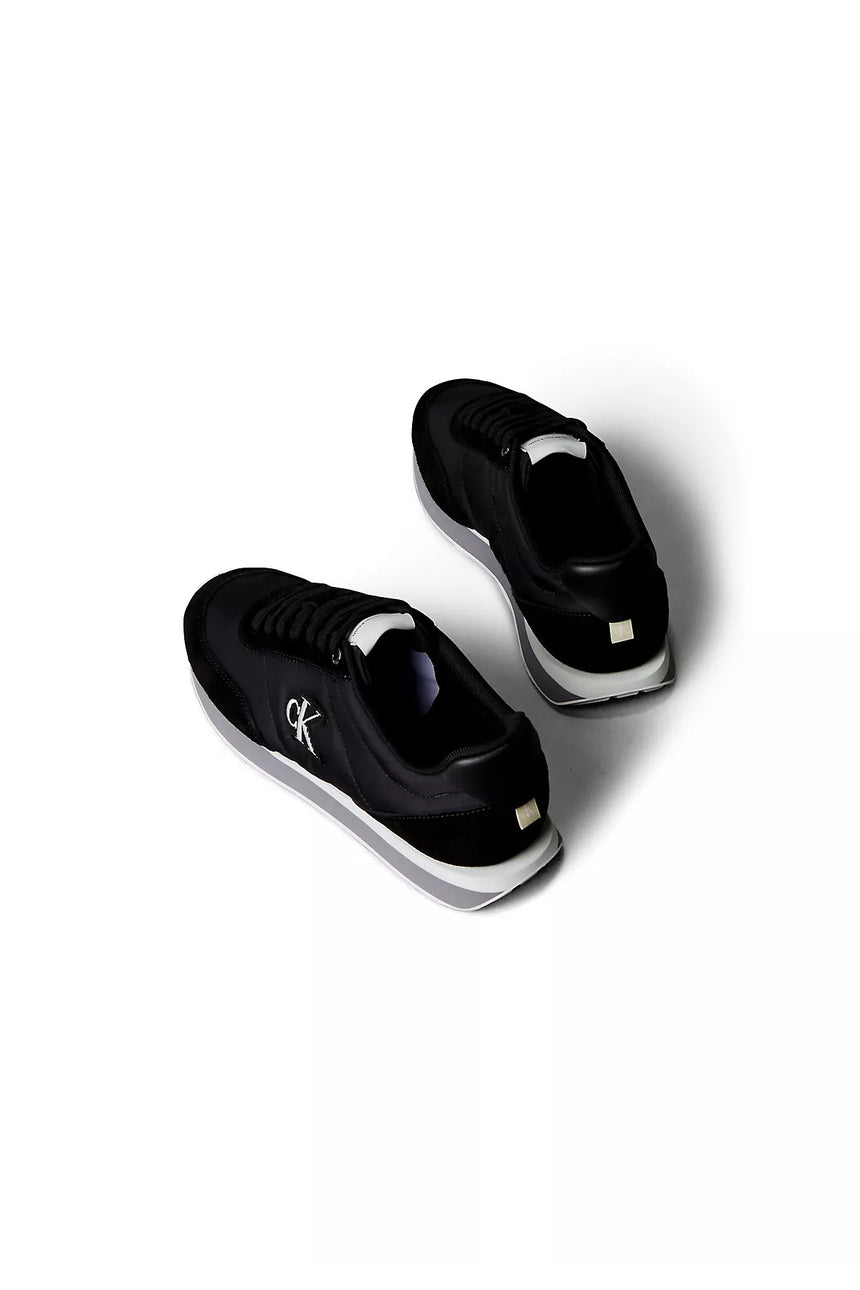Calvin Klein Erkek RETRO RUNNER ESS MIX MAT YM0YM01361 - Siyah