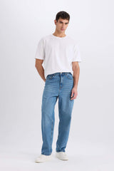 Defacto Erkek Denim Trousers B5783Ax - Mavi