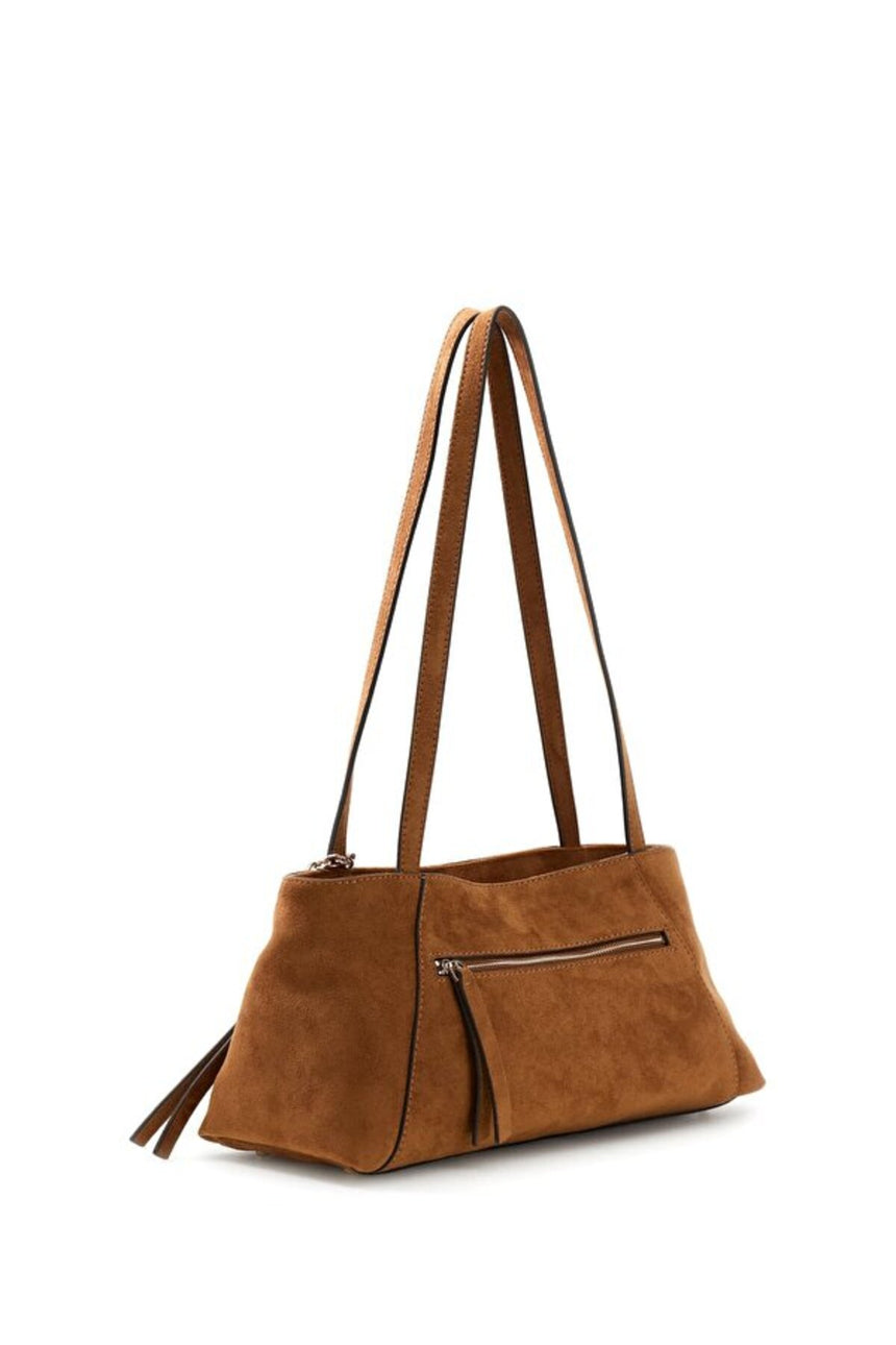 GUESS KADIN DEVON SHOULDER SATCHEL HWSG9745090 - Kahverengi