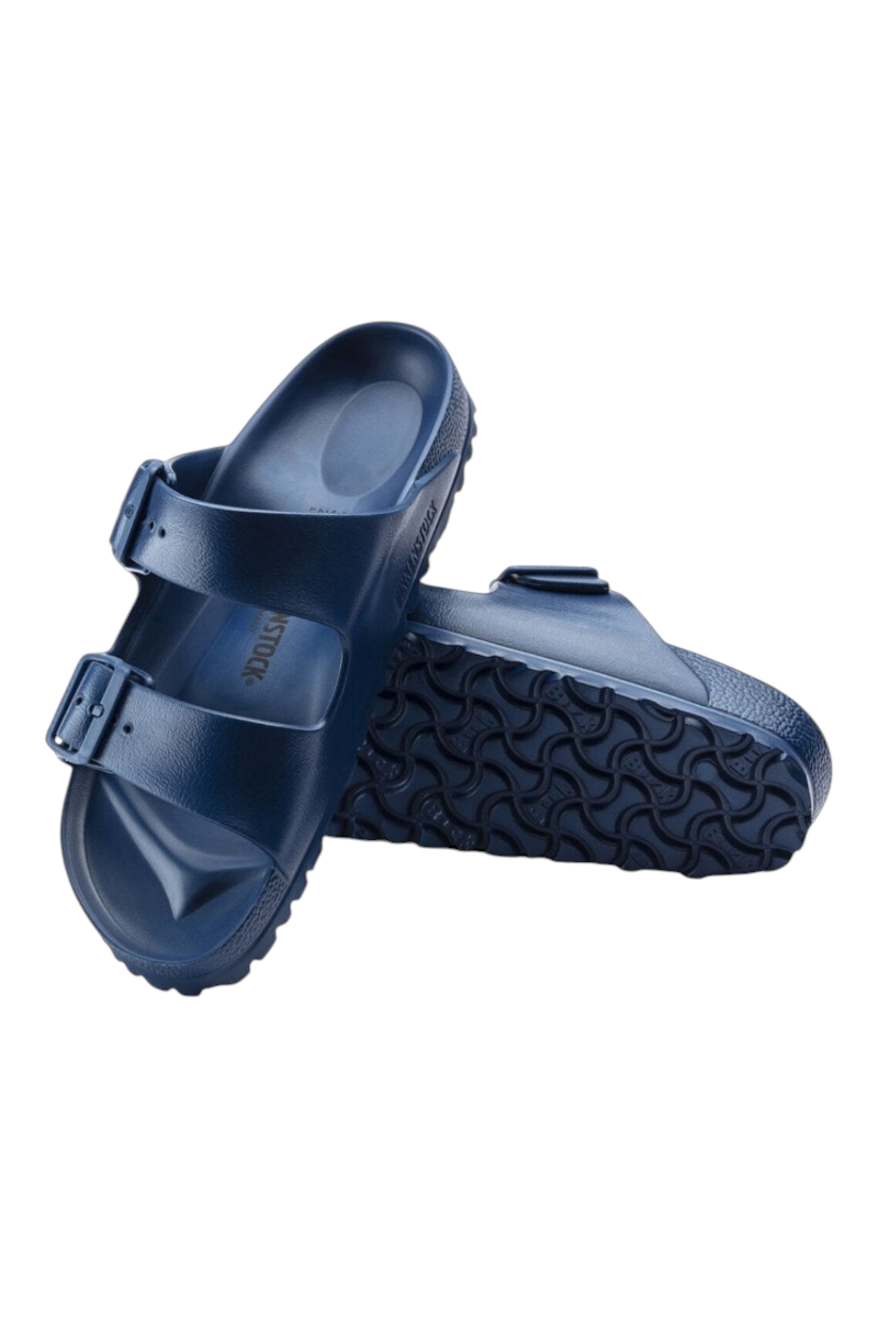 Sporline Birkenstock Arizona EVA erkek terlik, koyu lacivert renkli, çift bantlı ve hafif tasarımlı yazlık terlik