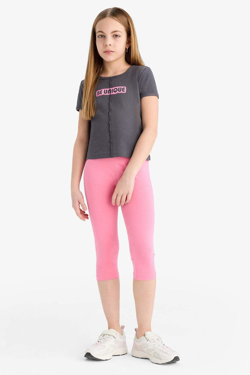 Defacto Çocuk Leggings B5656A8 - Pembe