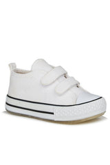 VİCCO 925.B20Y.150 BEBE KETEN AYAKKABI - Beyaz