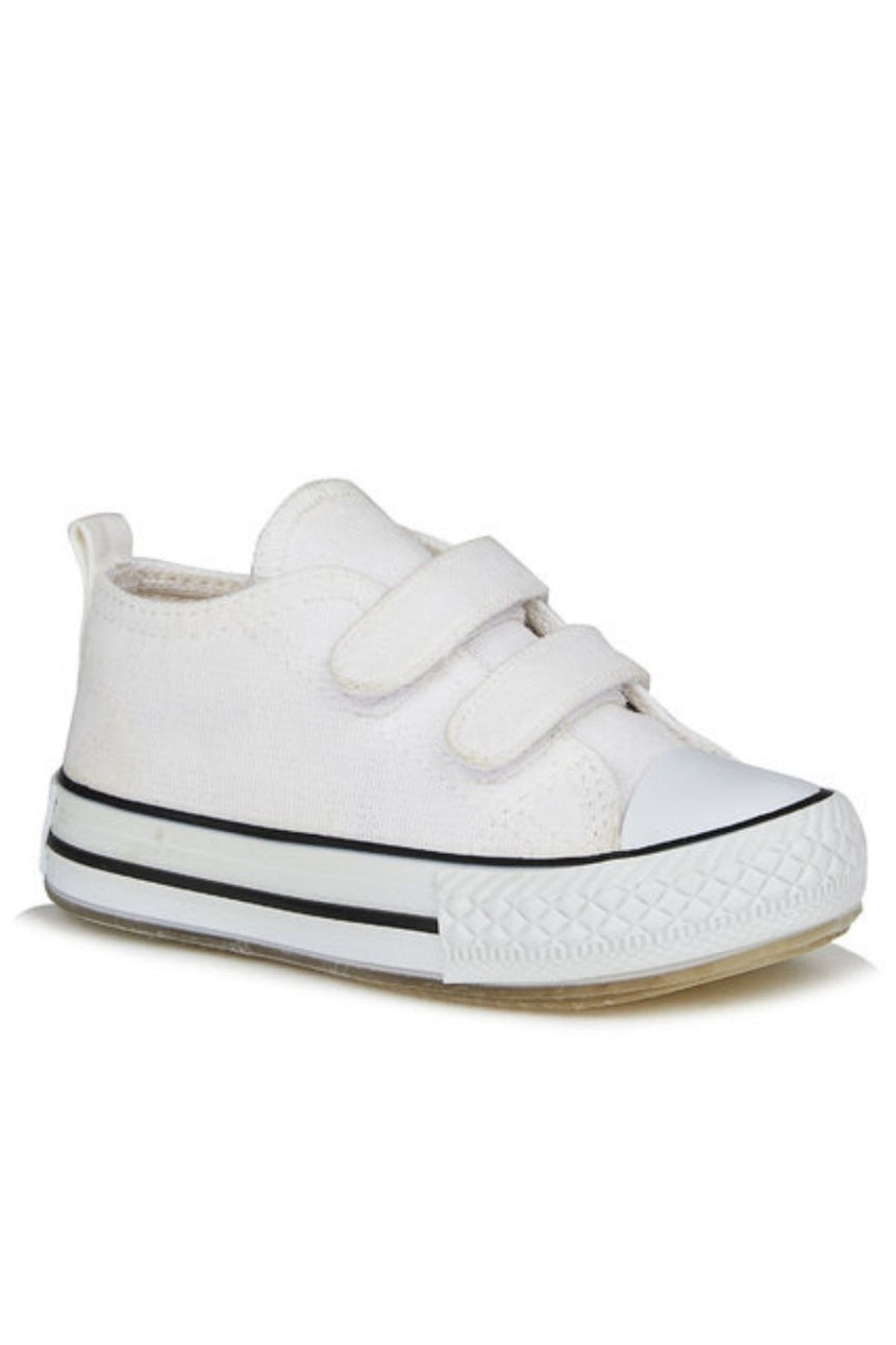 VİCCO 925.B20Y.150 BEBE KETEN AYAKKABI - Beyaz