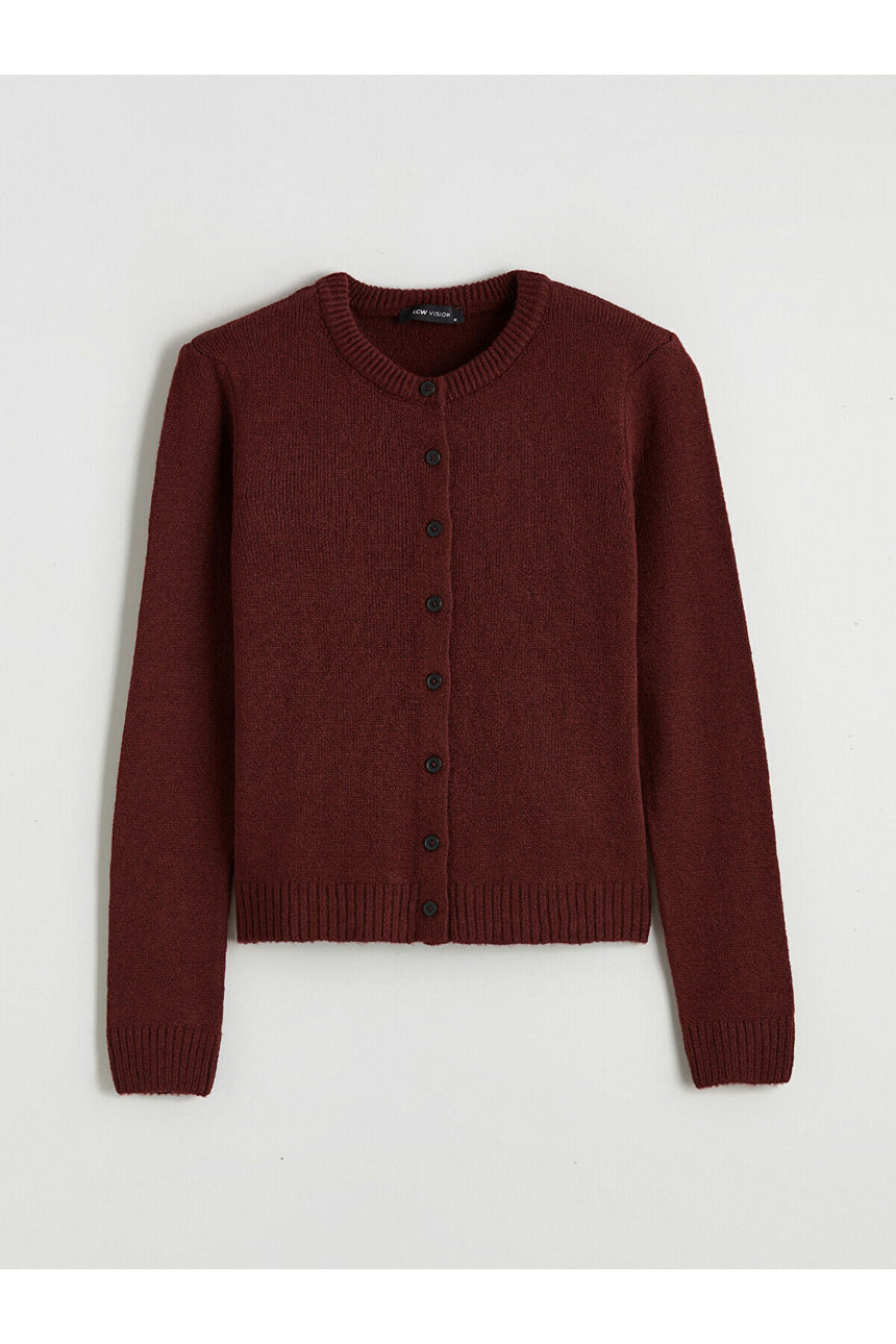 LC Waikiki Kadın Hırka W5NI71F8 - Bordo