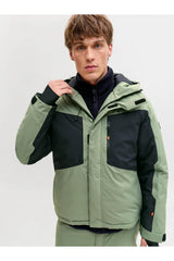 JACK&JONES JJALPES SKI JACKET 12284649 - Koyu Yeşil