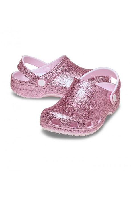 CROCS KIDS Classic Chunky Glitter Clog T 211940 - Açık Pembe