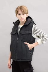 Defacto Çocuk Vest C4340A8 - Siyah