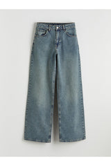 LC Waikiki Kadın Wide Leg Jean Pantolon S6A636B8 - Açık Mavi